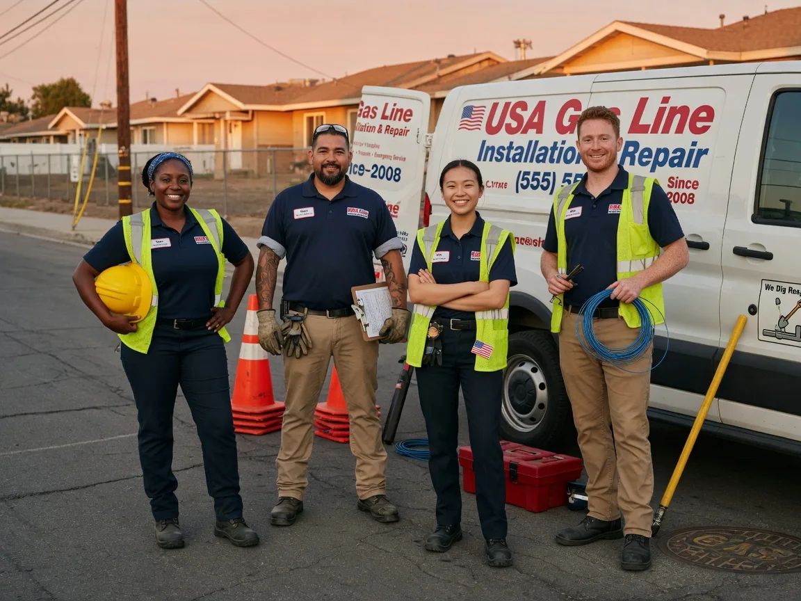 Gas Line Installation company in Dagus Mines, PA